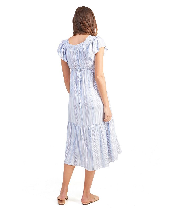 Ingrid + Isabel Women's Maternity Flutter Sleeve Tiered Dress & Reviews ...