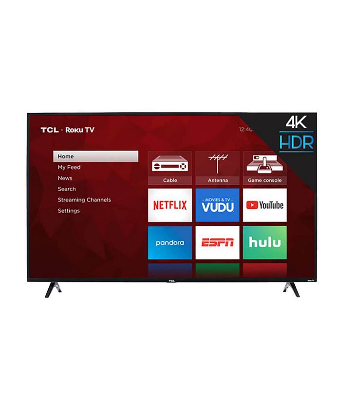 TCL 55 inch Class 4Series 4K UHD HDR Roku Smart TV Macy's