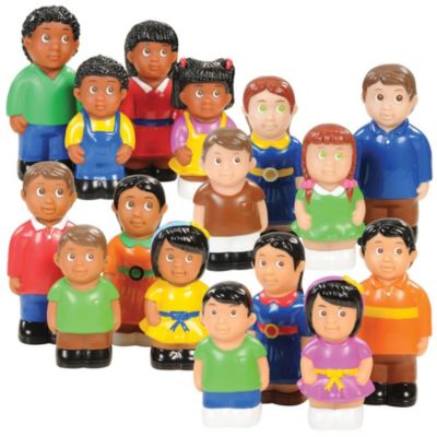 Kaplan Early Learning Pretend Play Families - Set of 16 - Macy's
