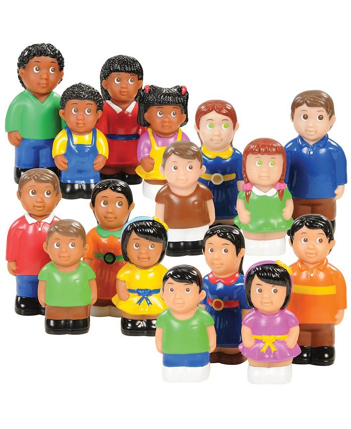 Kaplan Early Learning Pretend Play Families Set of 16 Macy's