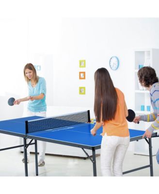 6 x3  Portable Tennis Ping Pong Folding Table w/Accessories