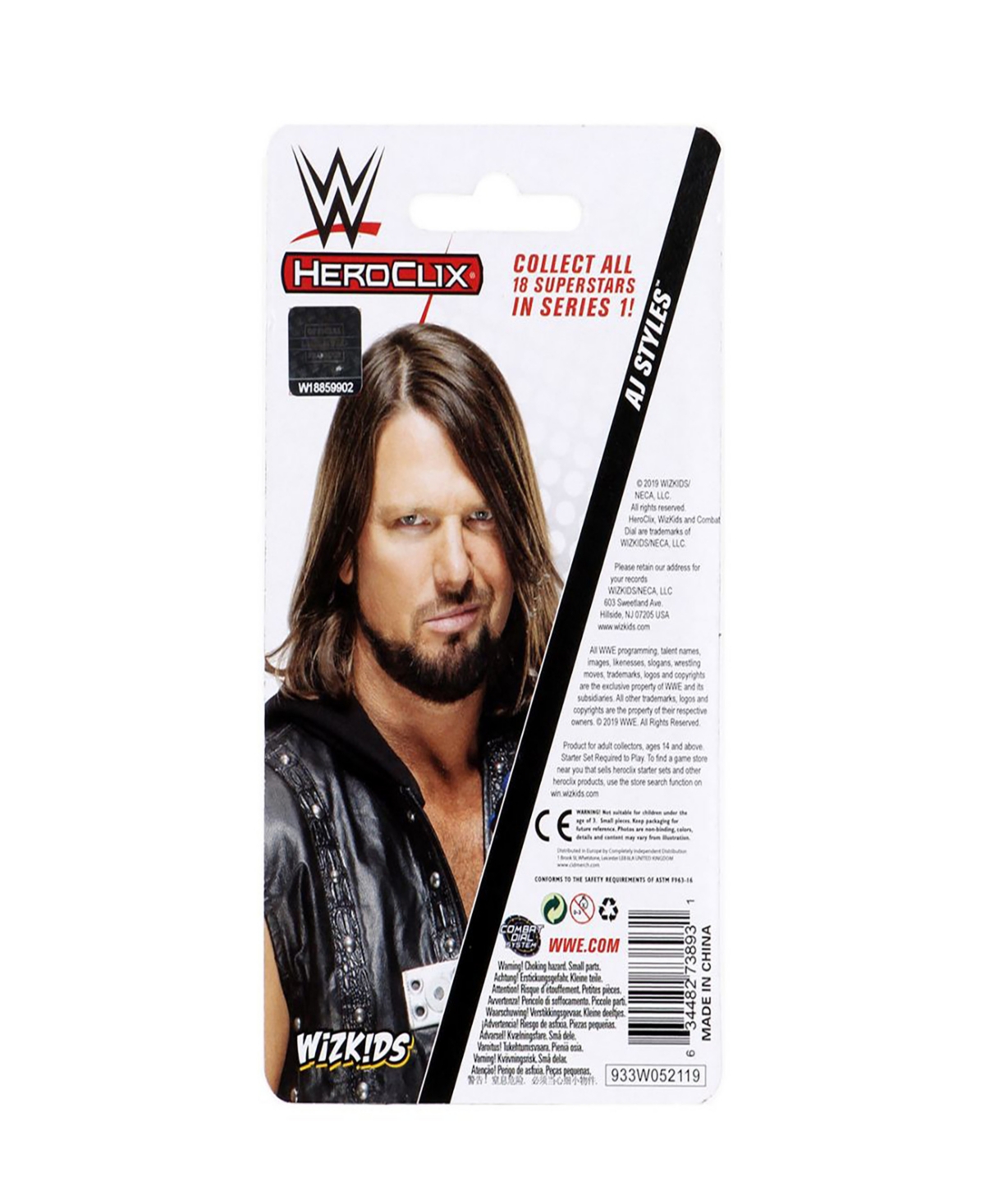Shop Wizkids Games Wwe Heroclix Aj Styles Expansion Pack Miniatures Game In Multi