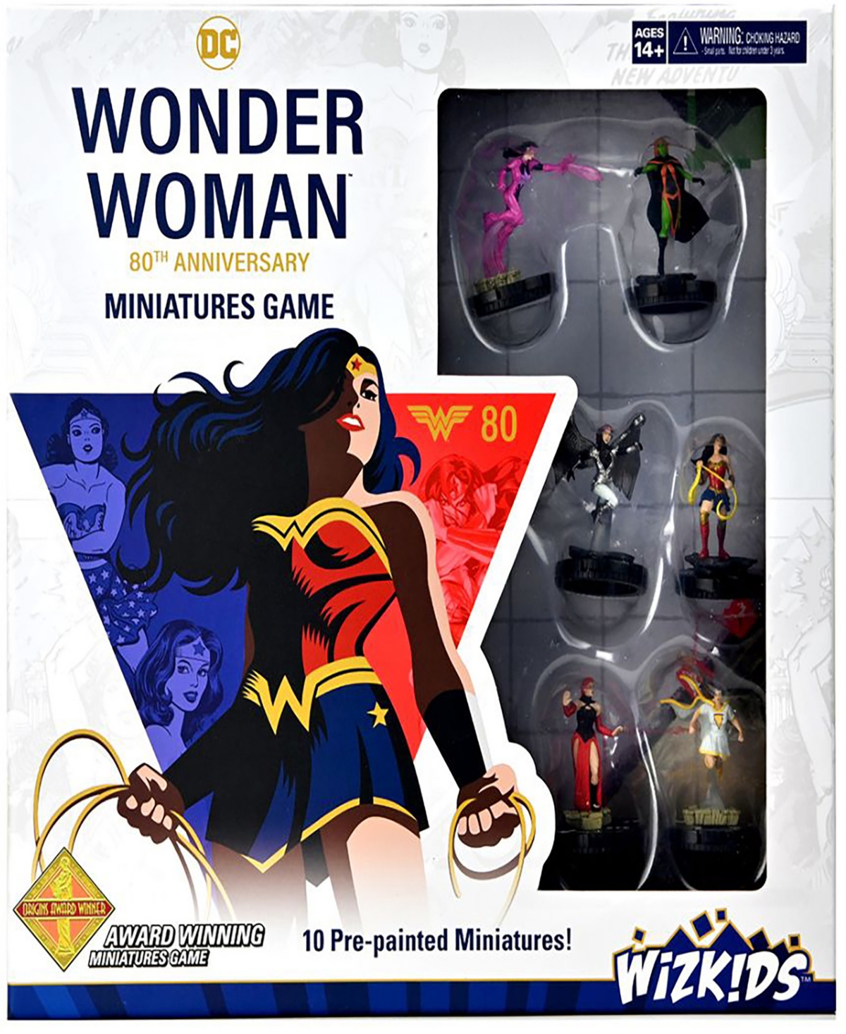 Wizkids Games Dc Comics Heroclix Wonder Woman 80th Anniversary Miniatures Game In Multi