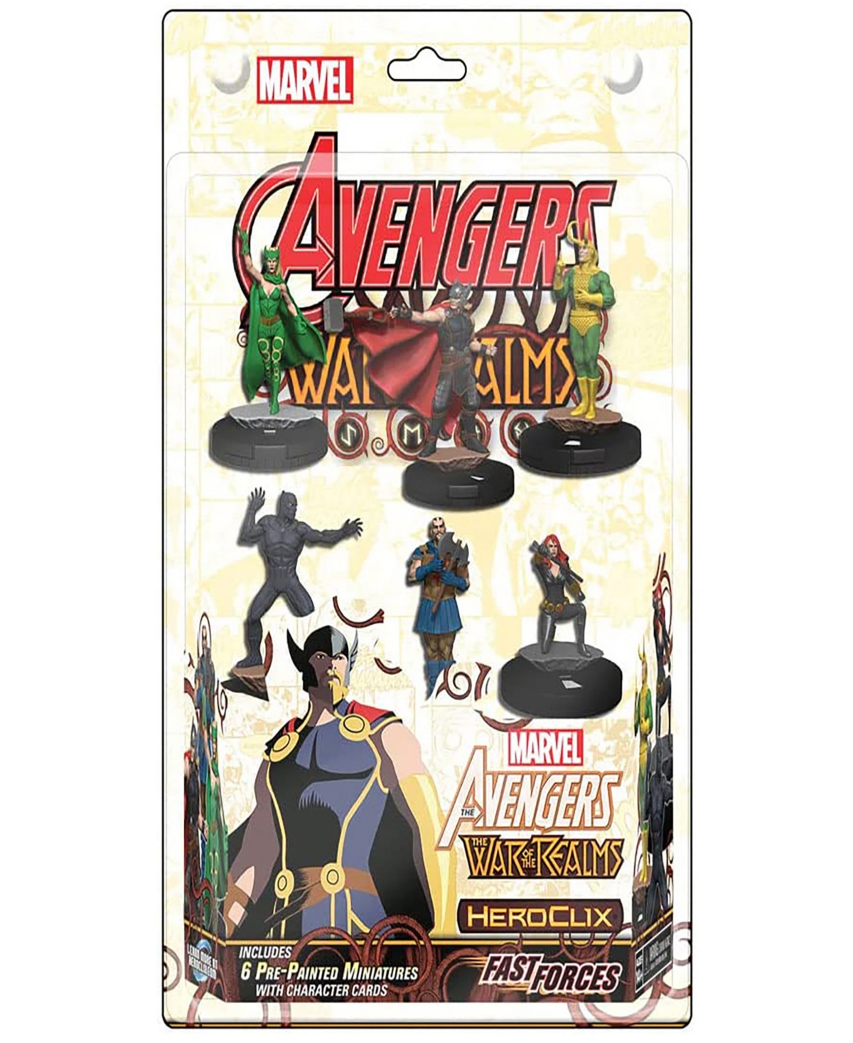 Wizkids Games Marvel Heroclix Avengers War Of The Realms Fast Forces Miniatures Role Playing Game In Multi