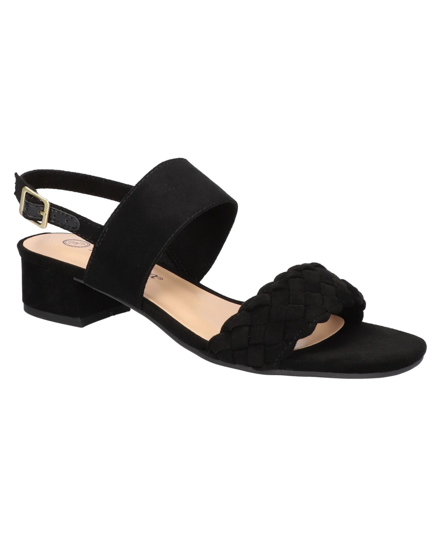Женские сандалии Bella Vita Ellison Slingback, цвет: Чёрный замшевый — фото 1