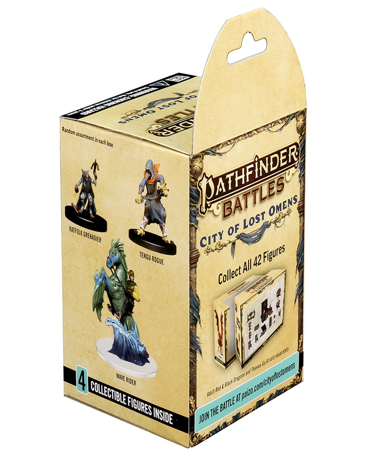 Shop Wizkids Games Pathfinder Battles City Of Lost Omens Booster Randomly Assorted Prepainted Role Playing Game 4 Minia In Multi