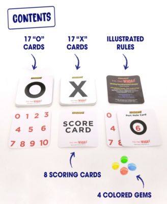 Tic Tac Whoa the 5-in-1 Tic Tac Toe Card Game