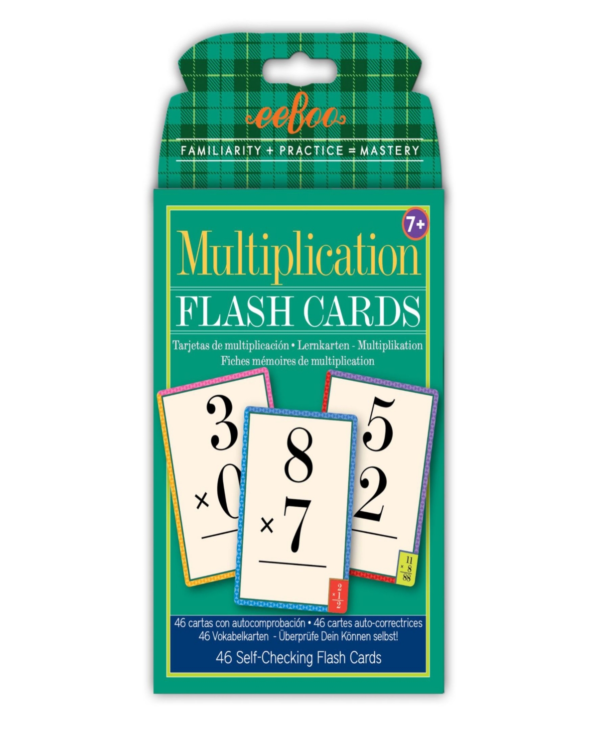 Shop Eeboo Multiplication Educational Flash Cards 46 Piece Set