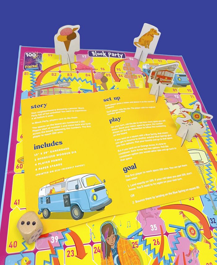 Upbounders Block Party Board Game for Kids Classic Ups and Downs Multicultural Macy's