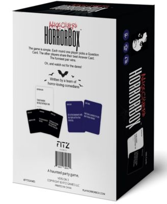 Fitz Alice Cooper's a Haunted Party Night 350 Scary Cards Family Horror Movie Box Game