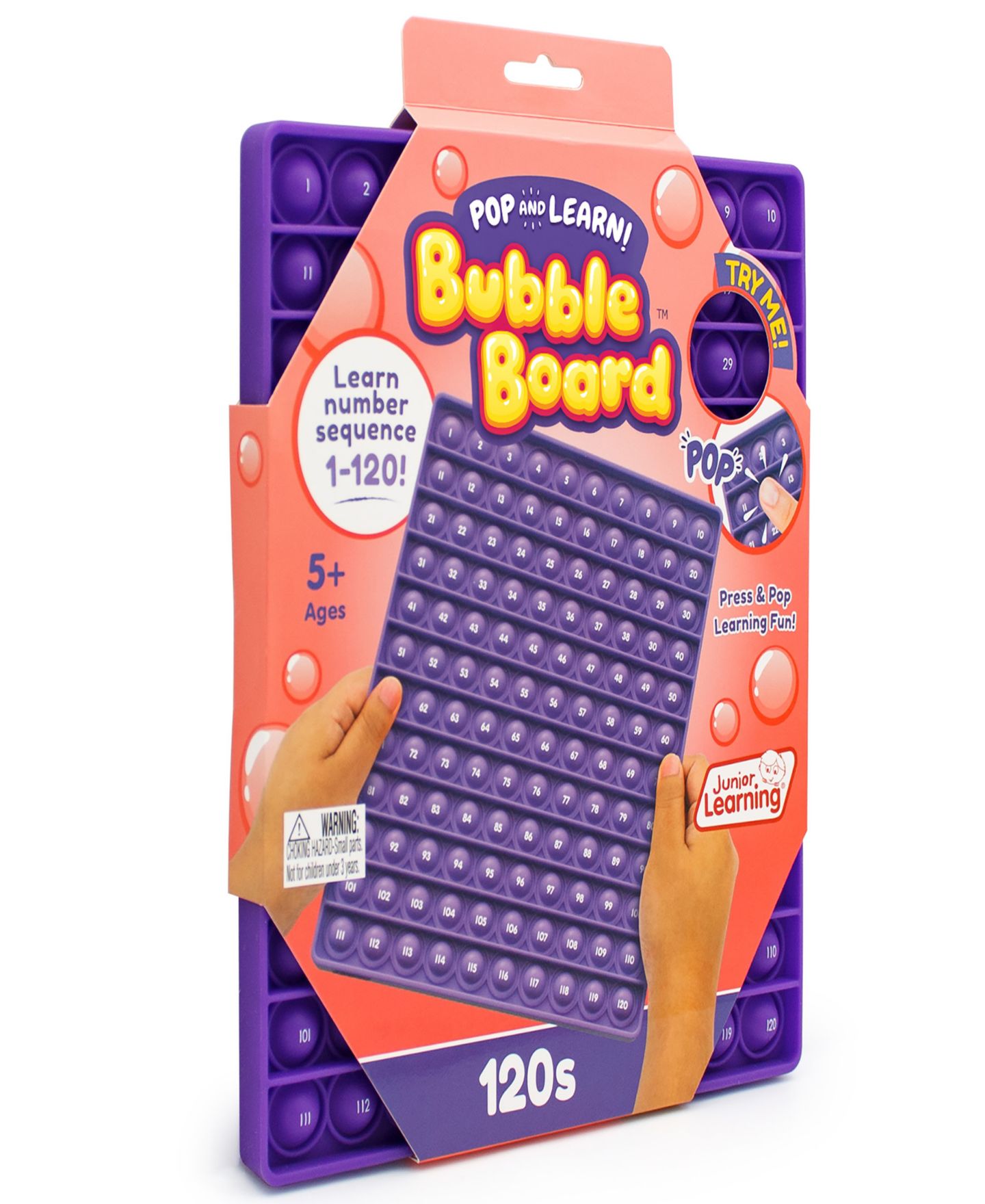 Детская игрушка Pop Learn Bubble Board Pop & Learn 120 Addition & Subtraction Board, Ages 5+ — фото 6