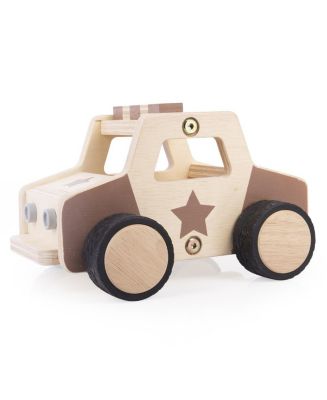 Guidecraft Wooden Police Car - Macy's