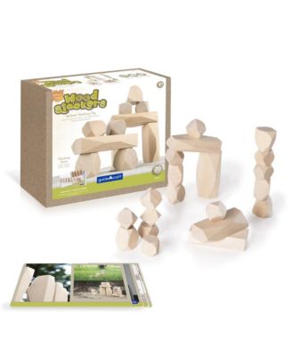 Wood Stackers: Standing Stones - Set of 20