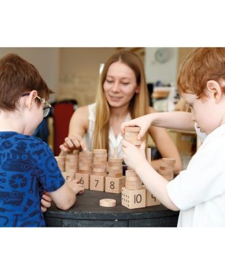 1-10 Natural Number Stacker, Set of 65