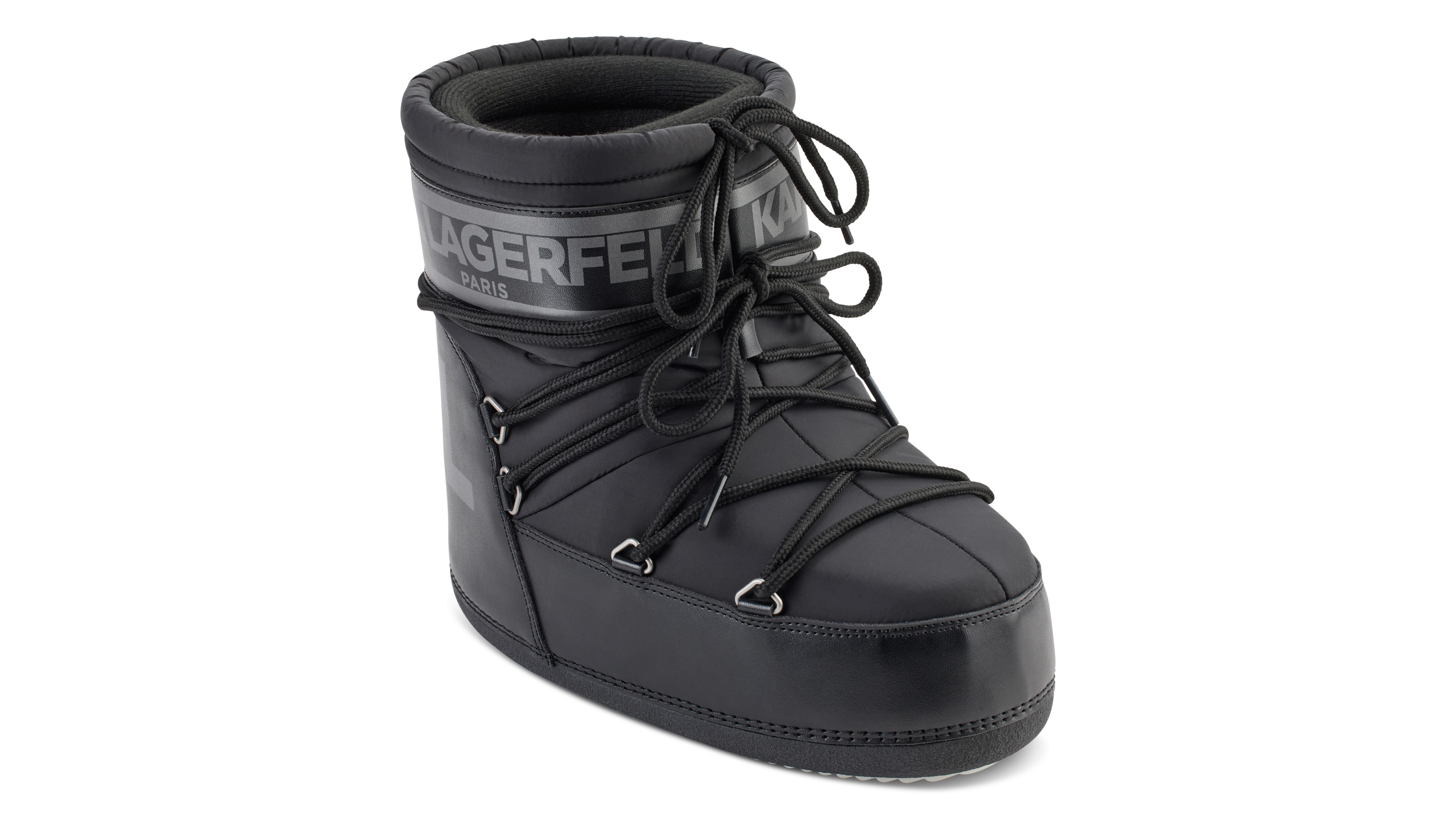 Karl Lagerfeld Women's Pavan Lace-Up Cold-Weather Boots
