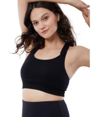 Women's Maternity Seamless Maternity & Nursing Sports Bra Bundle Set of 2