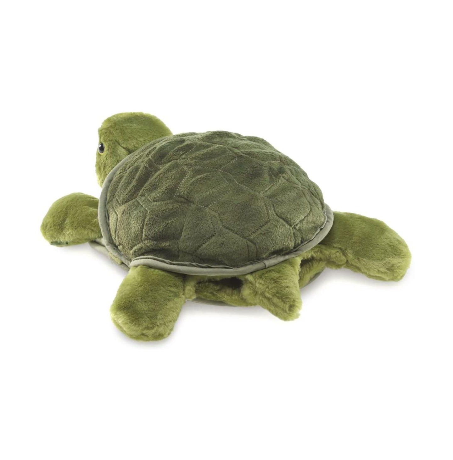 Детская игрушка Folkmanis Turtle Hand Puppet — фото 2