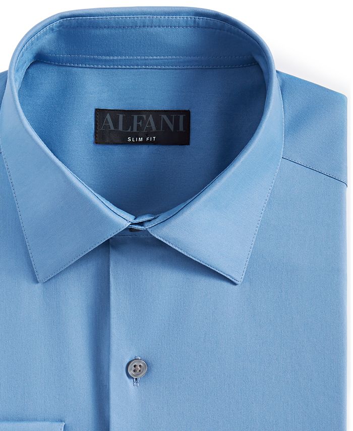 Alfani Men's Slim Fit Stain Resistant Dress Shirt, Created for Macy's ...