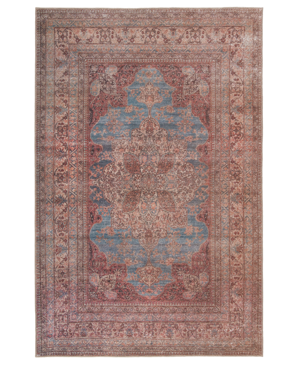 Kate Lester Harman HBL08 7'6in x 10' Area Rug - Brown