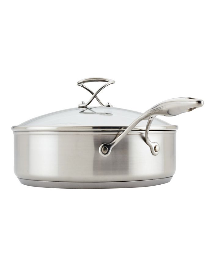 Circulon Stainless Steel 5 Quart Induction Saute Pan with Lid and