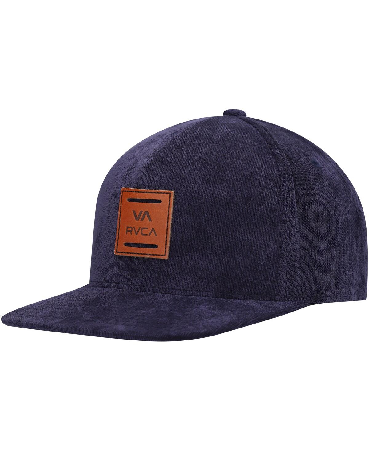 Shop Rvca Men's  Navy All The Way Snapback Hat