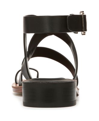 Women's Ina Toe Loop Ankle Strap Stacked Heel Sandals