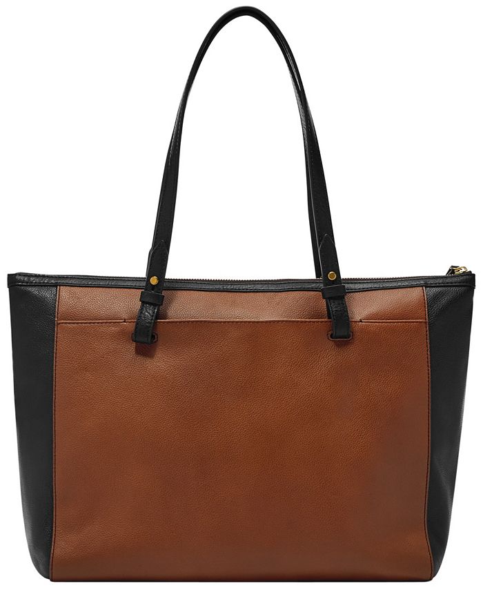 Fossil Rachel Leather Tote Bag - Macy's