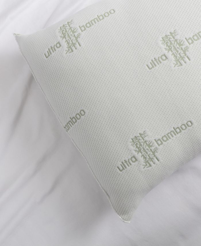 Cannon Pack of 2 Rayon from Bamboo Knit Microfiber Pillow, King Macy's