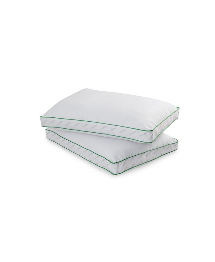 Cannon Pack of 2 Firm 2 Gusset Microfiber Pillow King Macy s