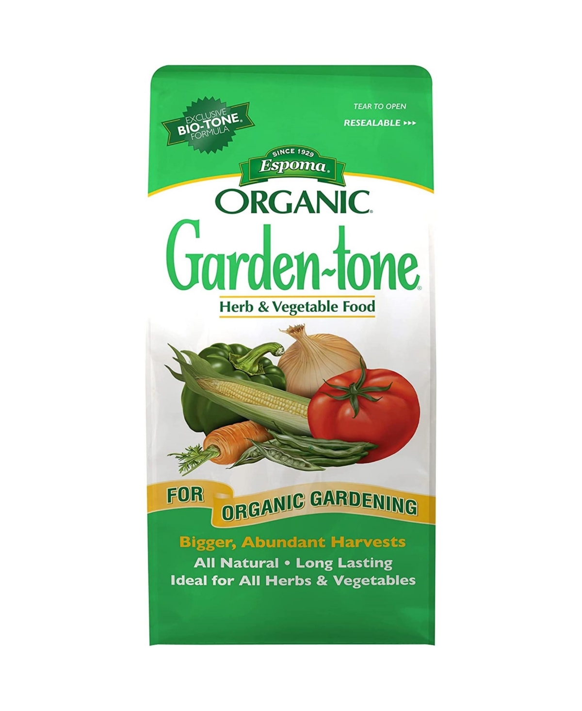 Garden Tone Herb and Vegetable Food, 8 lb - Green
