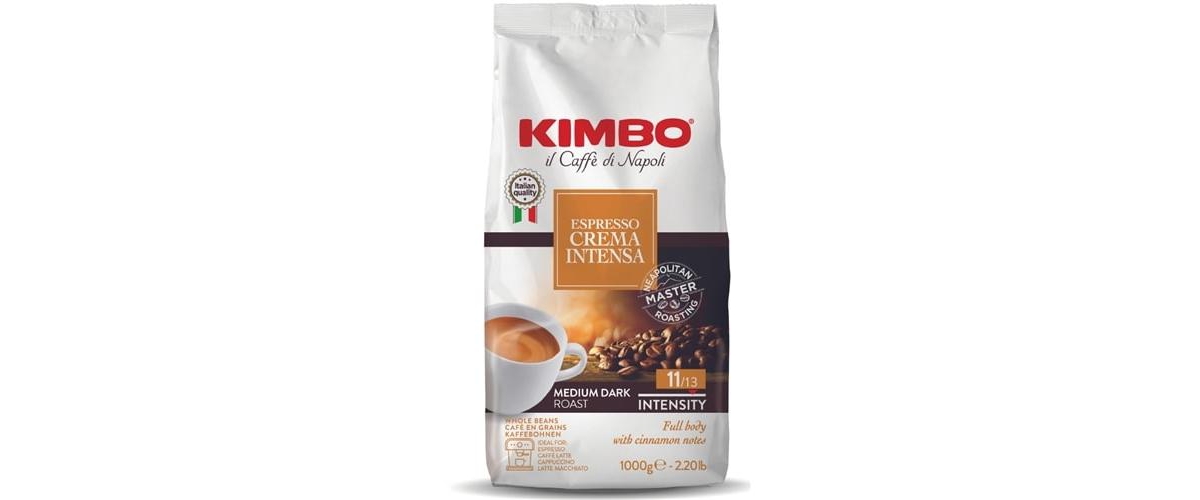 Kimbo Crema Intensa Espresso Whole Beans Coffee (Pack of 2)