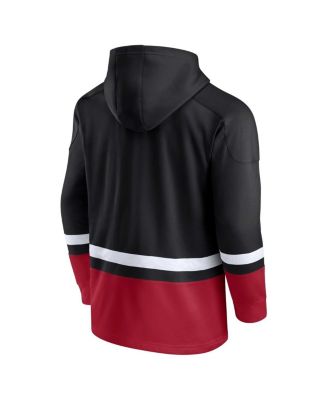 Men's Black Oklahoma Sooners First Battle Pullover Hoodie