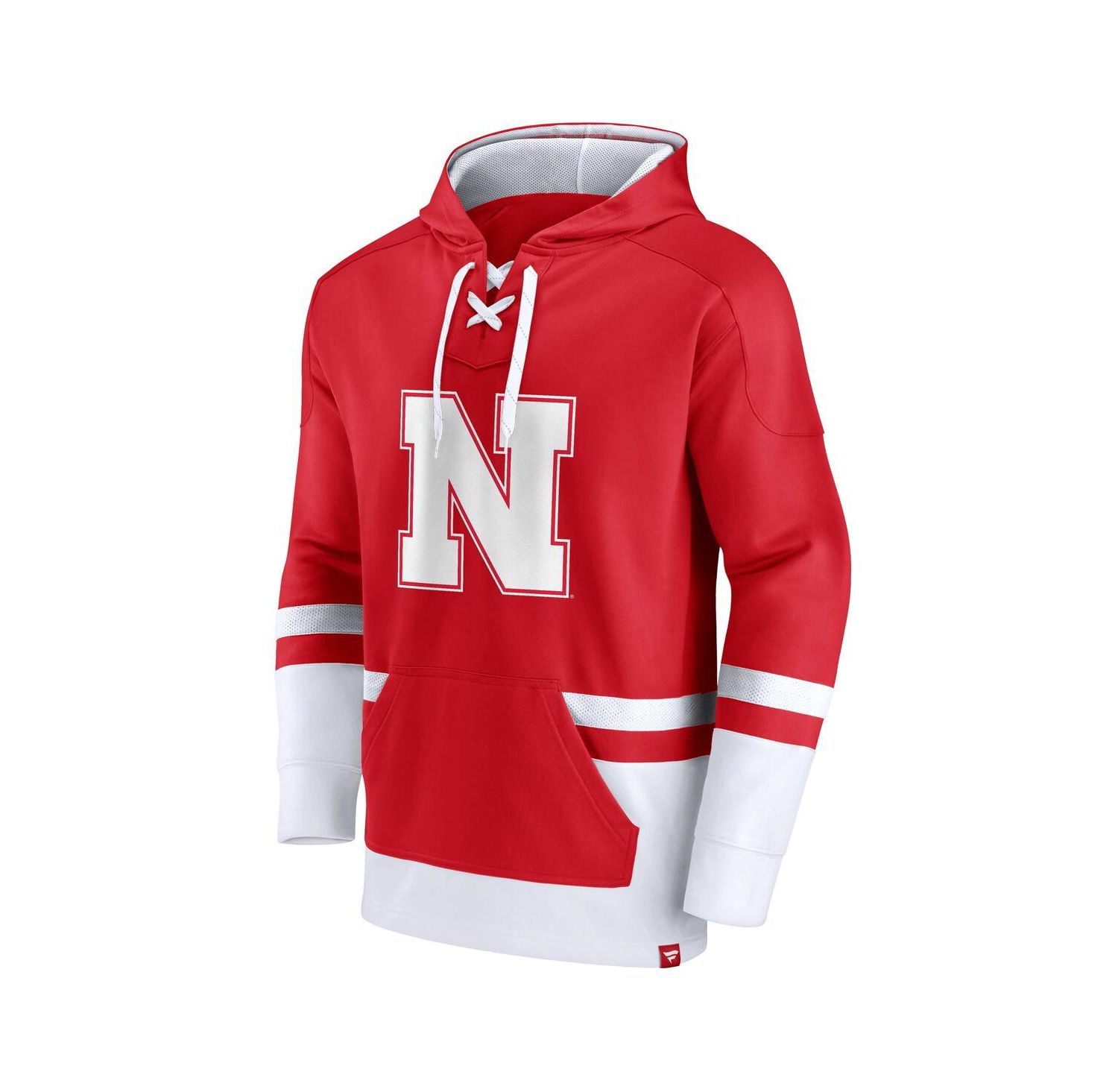 Men's Scarlet Nebraska Huskers First Battle Pullover Hoodie