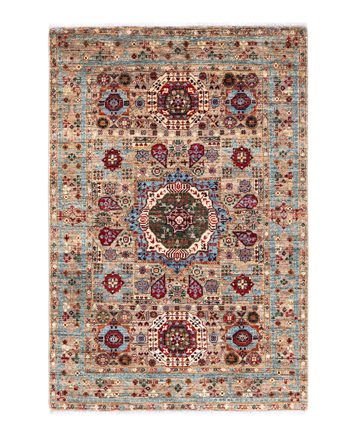 Adorn Hand Woven Rugs Serapi M1973 3'5in x 4'11in Area Rug - Beige
