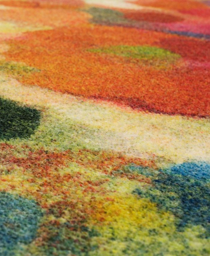 Mohawk Prismatic Blurred Blossoms 3' x 5' Area Rug Macy's