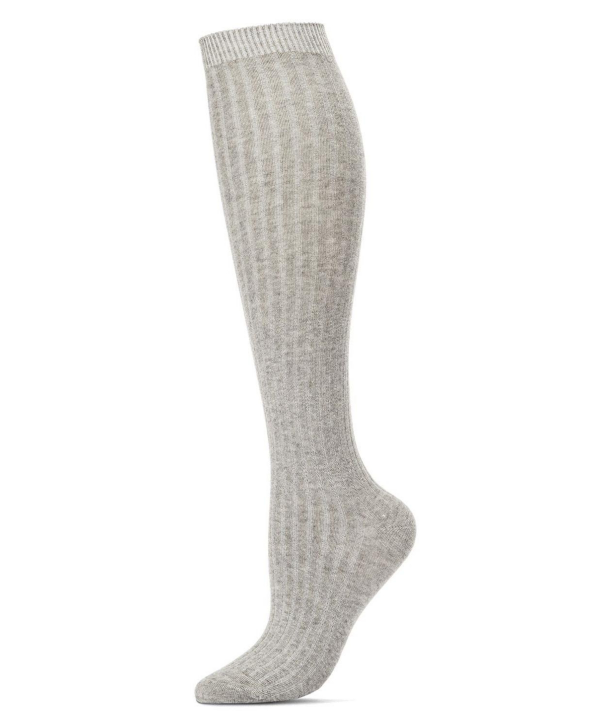 MeMoi Girls Ribbed Cotton Blend Knee High Socks