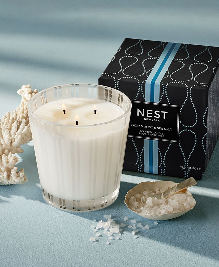 NEST New York Ocean Mist & Sea Salt 3Wick Candle, 21.1 oz. Macy's