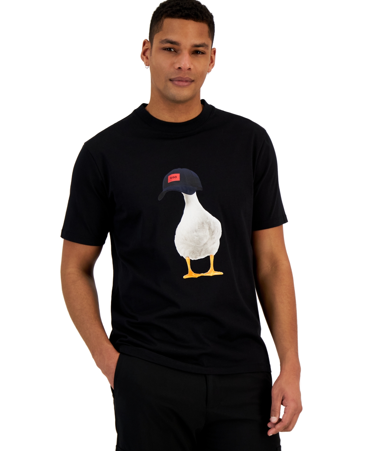 Hugo Ducky T Shirt Black | ModeSens