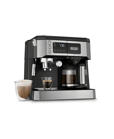 DeLonghi All-In-One 10-Cup Stainless Steel Espresso Machine and