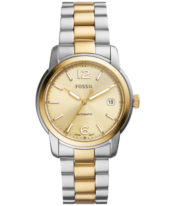 Fossil sale automatic gold