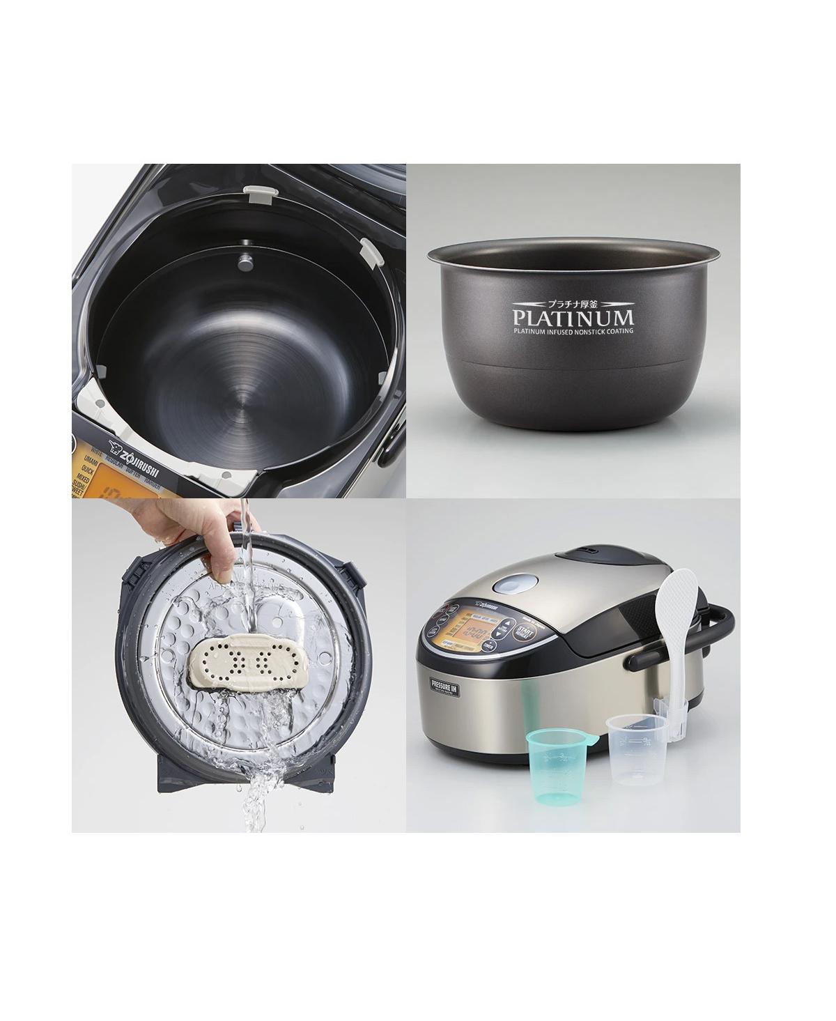 ZOJIRUSHI NP-NWC10XB PRESSURE INDUCTION HEATING RICE COOKER & WARMER (BLACK) 