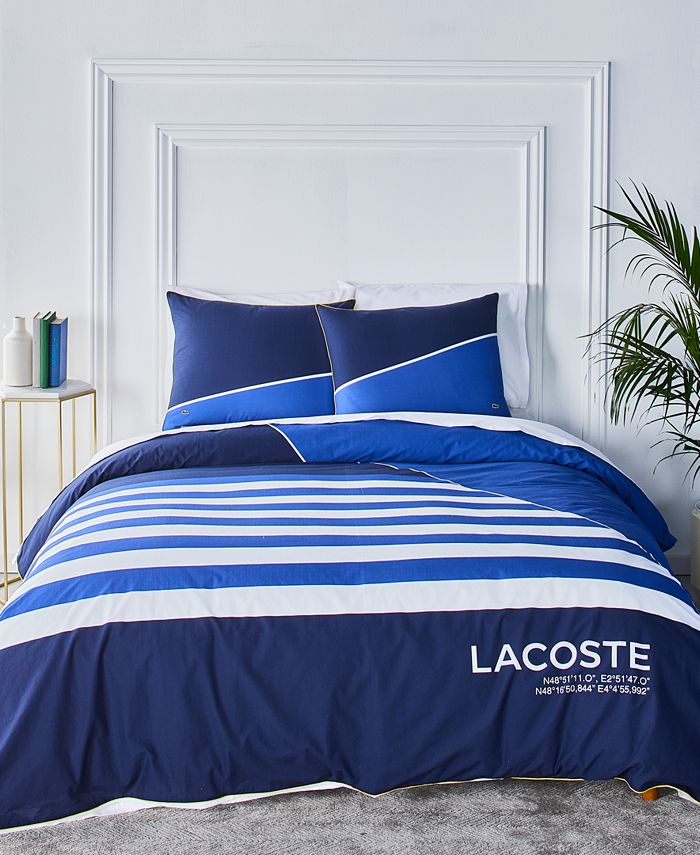 Lacoste Home Lacoste Sailor Colorblock 2 Piece Comforter Set, Twin/Twin