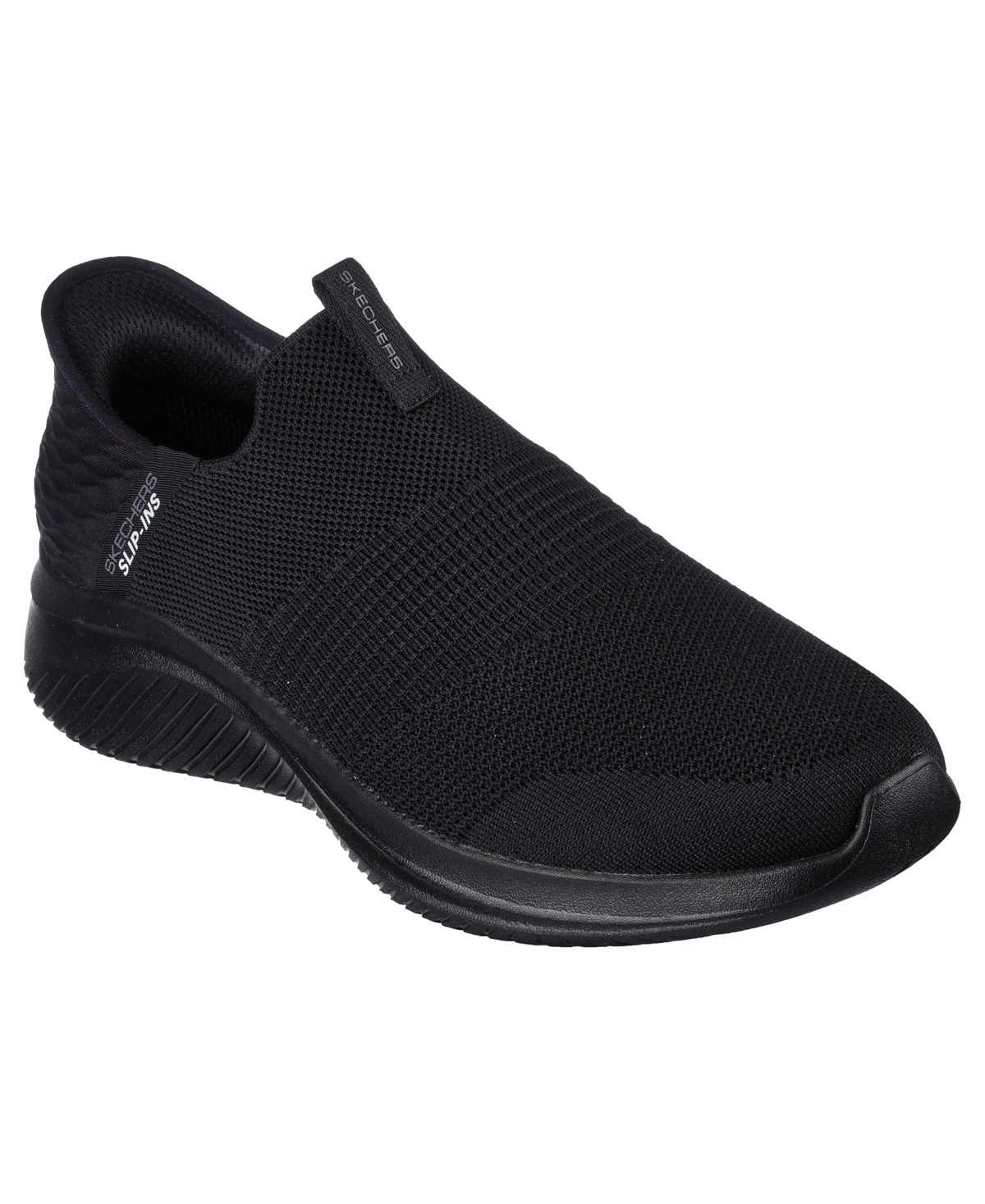 Skechers Cushiep Mens Memory Foam Lifestyle Athletic And Training Shoes In Black
