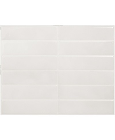 SMART TILES Peel and Stick Backsplash - 5 Sheets of 11.43 x 9 - 3D  Adhesive Peel and Stick Tile Backsplash for Kitchen, Bathroom, Wall Tile 