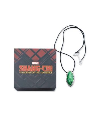 Marvel Studios Shang-Chi and the Legend of the Ten Rings Green Pendant Necklace Authentic Prop Replica, Cosplay Costume Accessories | MCU Superhero Comic Book Gifts And Collectibles