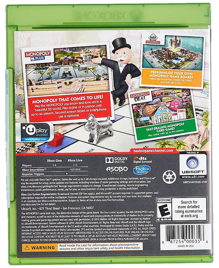 Ubisoft Monopoly Family Fun Pack - Xbox One - Macy's