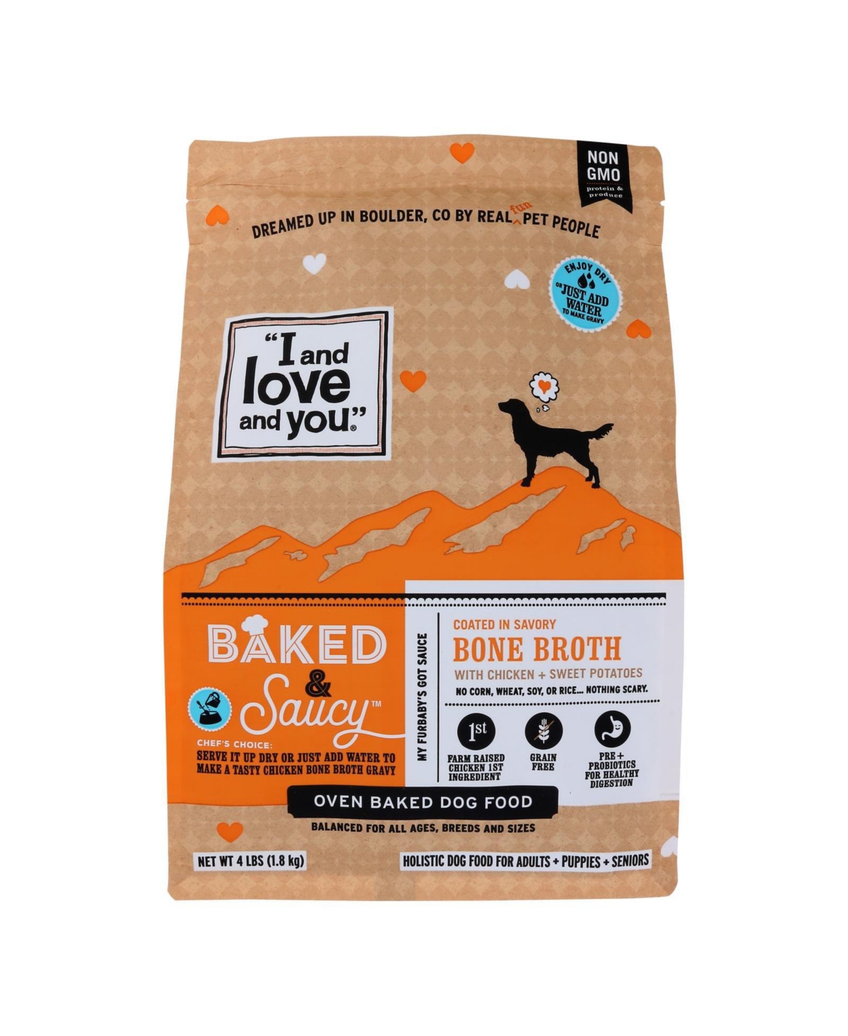 - Dog Food Baked Saucy - Case of 6 - 4 Lb