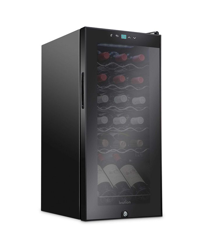 Ivation Freestanding Wine Refrigerator, 18 Bottle Wine Cooler Macy's