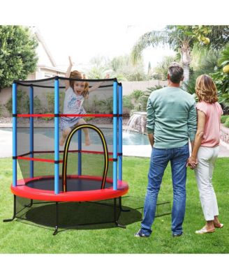 55" Kids Trampoline Bouncing Jumping Mat Recreational Trampoline