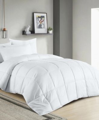 Unikome All Season Ultra Soft Classic Embossed Down Alternative Comforter Collection In White